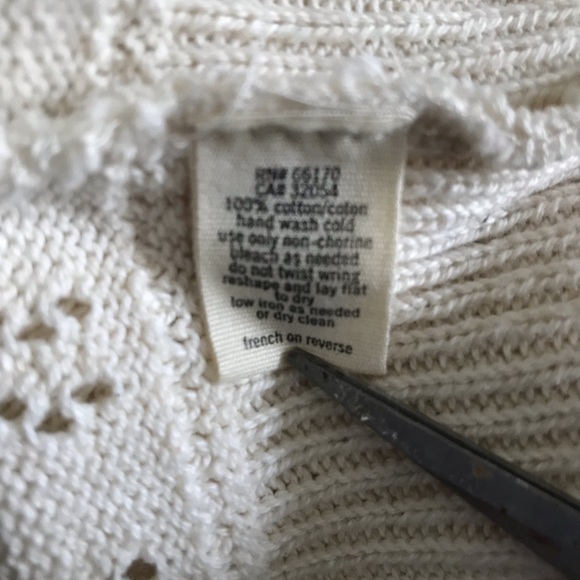 Pins & Needles Pointelle Collar Pullover Size S - Picture 6 of 6